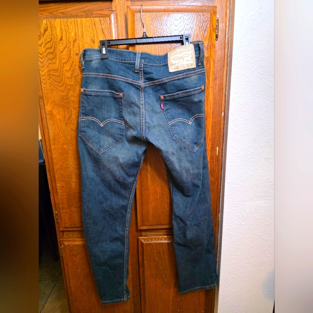 Levi's 514 Original Riveted Straight Cut Jeans 34x30 - Picture 4 of 7